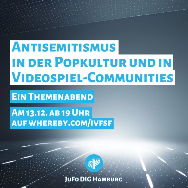 Titelbild zum Themen-Talk "Antisemitismus in der Popkultur"