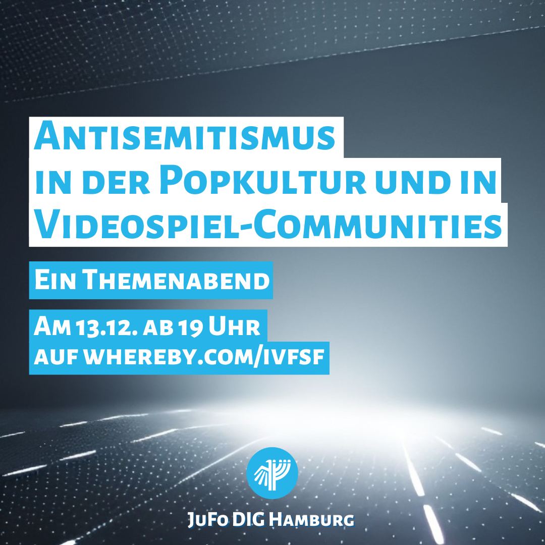 Titelbild zum Themen-Talk "Antisemitismus in der Popkultur"