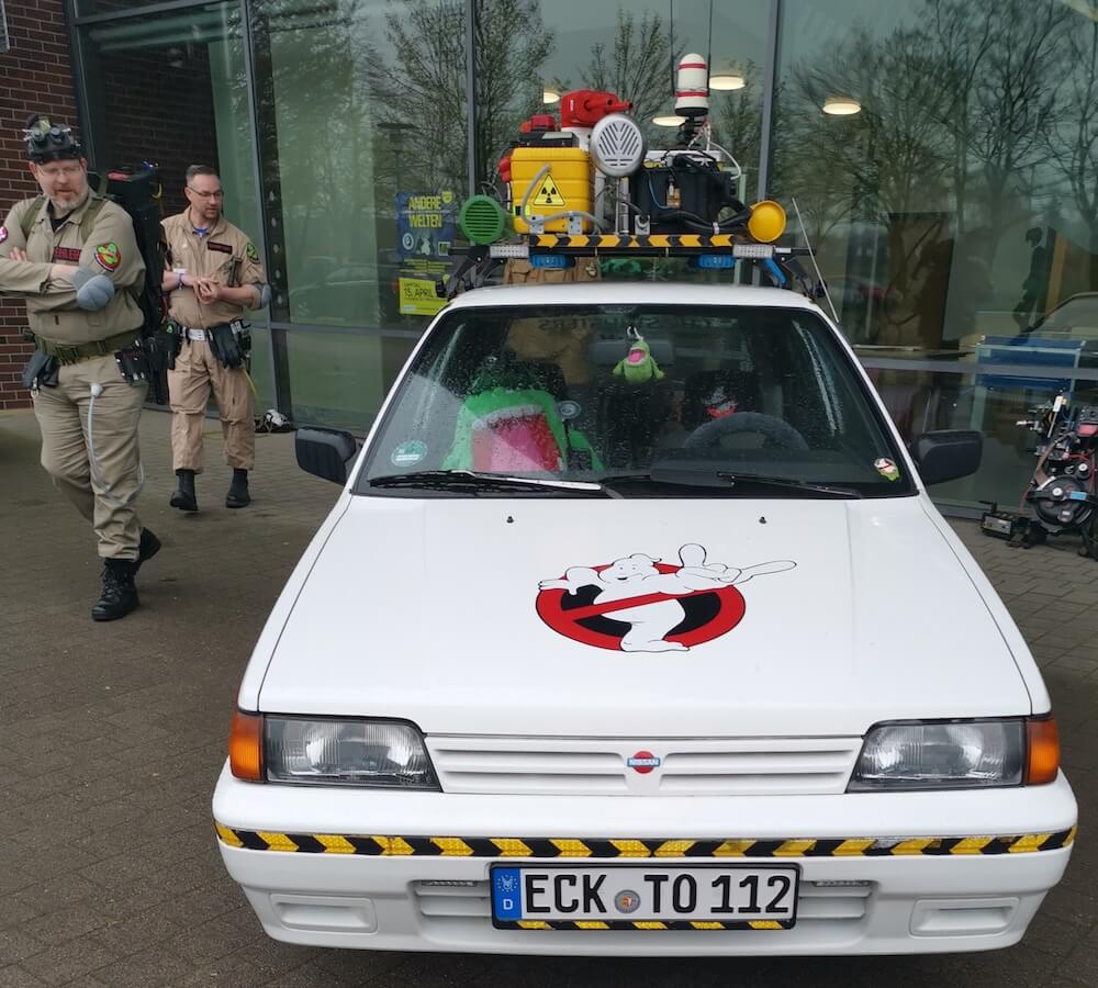 Ghostbusters Auto "ECK-TO 112" bei der Andere Welten Con 23 in Apensen
