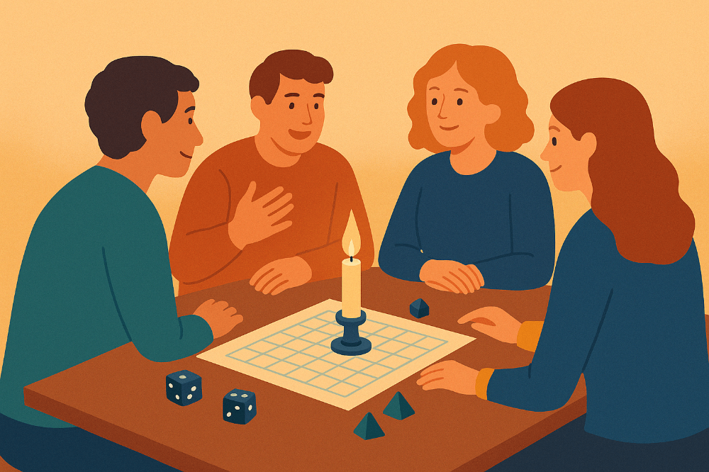 Willkommen in der Welt des Pen-&-Paper-Rollenspiels - Rollenspiel verstanden als ein Werkzeug des Wandels, um mit Geschichten, die Welt zu verändern.