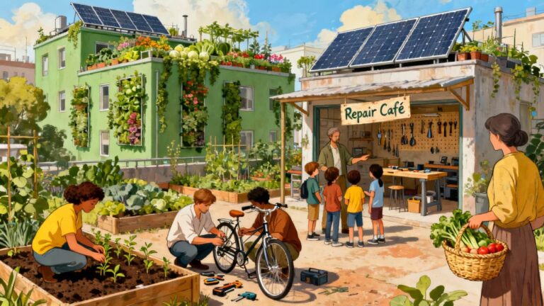 Solarpunk, eine Bewegung der Hoffnung.